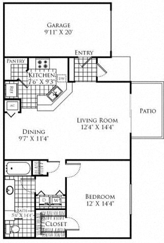 The Monticello floor plan